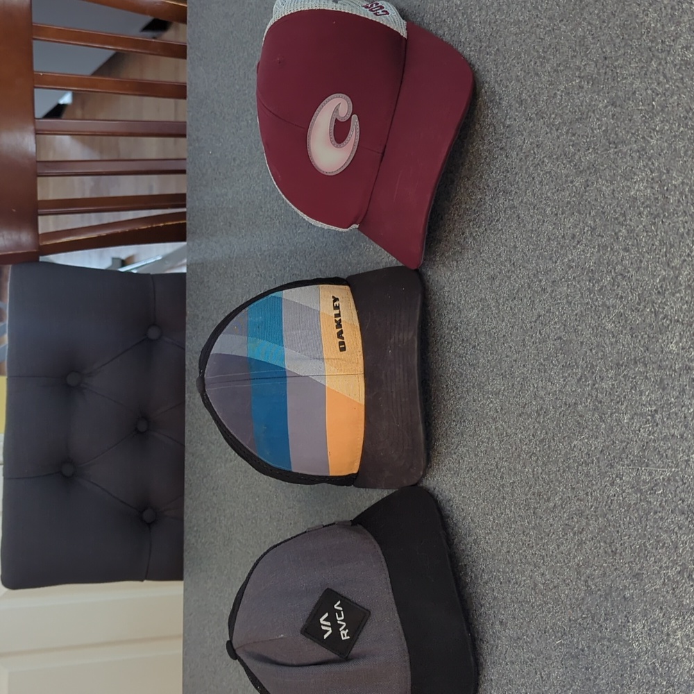 RVCA Oakley and Costa trucker hats